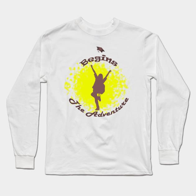 graduated Long Sleeve T-Shirt by ElanEinspiration